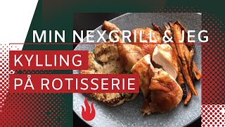 Min Nexgrill amp Jeg Kylling på rotisserie [upl. by Felder225]