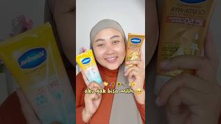 Vaseline Gluta Hya Serum Burst Lotion VS Vaseline Daily Sun Refreshing vaseline [upl. by Kelcy46]