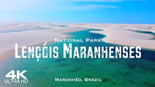 Lençóis Maranhenses 🇧🇷 Drone Aerial 4K Maranhão  Brazil Brasil [upl. by Ynaffets]