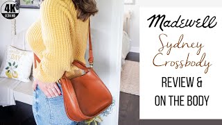 Madewell Sydney Crossbody Bag  Unboxing On the Body amp Review [upl. by Grayson724]