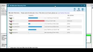 How to recover lostdeleted Bitlocker encrypted partition with M3 BitLocker Recovery software [upl. by Genesa]