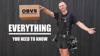 Obvious Tool Co  Ultralight Tool Belt Review [upl. by Tobey]