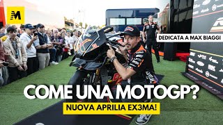 APRILIA EX3MA Max Biaggi gioiello da 80mila euro a tiratura limitatissima [upl. by Nelo]