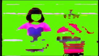 Damaged VHS effect Green screen [upl. by Eulalia]