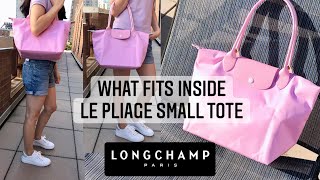 What Fits Inside the Longchamp Le Pliage Tote SMALL size 💕 You’ll be surprised 😊 [upl. by Tychon783]