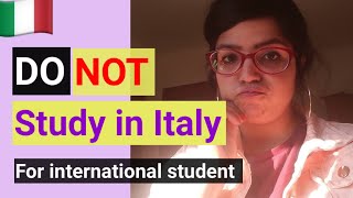 Why You should not come Italy to Study Study abroad in English [upl. by Gnok]