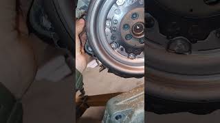 Diy flywheel holder automobile mechanic diy flywheel diesel shorts [upl. by Harewood]