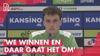 Mats Wieffer na AZFeyenoord 01 Het was INDERDAAD NIET GOED [upl. by Airalednac172]