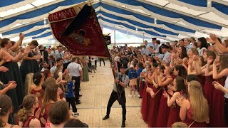 150 Jahre Feuerwehr Berching 2023  Fahneneinzug ins Festzelt [upl. by Gilpin]