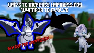 Loomian Legacy How to evolve a whimpor  ways to maximise the level of happiness [upl. by Floss]