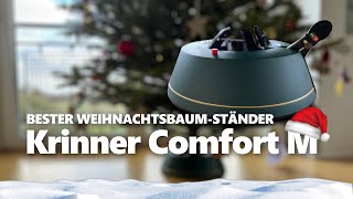 Der beste WEIHNACHTSBAUMSTÄNDER Krinner Comfort M Christbaumständer Test [upl. by Draner]