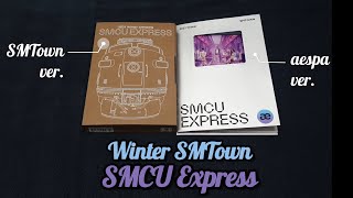 Unboxing AESPA  Winter SMTOWN SMCU Express aespa amp SMTOWN ver [upl. by Attelahs]