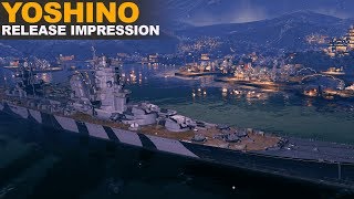 Yoshino Release Impression  World of Warships [upl. by Azirb]