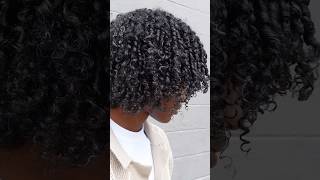 Loose Finger Coils Tutorial afro curls curlyhair hair naturalhair curly blackhair hairstyle [upl. by Aikkin]