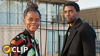 TChalla amp Shuri Visit Oakland  Ending Scene  Black Panther 2018 Movie Clip HD 4K [upl. by Amice]