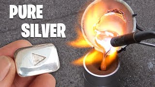 Casting Silver YouTube Play Button [upl. by Egamlat162]