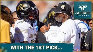 Jacksonville Jaguars 1 Pick Travis Hunter and Coach Prime [upl. by Alli]