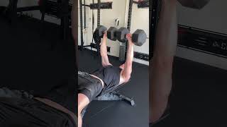 35kg DB Chest press for 6 [upl. by Silsby]