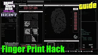 GTA 5 ONLINE  Diamond Casino Heist Fingerprint Hacking Guide [upl. by Tiffanie807]