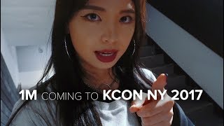 1MILLION coming to KCON NY 2017 [upl. by Etnauq]