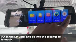 REXING M2  DUAL MIRROR DASH CAM WITH BACK UP CAMERA FULL INSTALLATION TUTORIAL [upl. by Nolan]