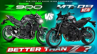 2024 Yamaha MT09 vs Kawasaki Z900 ┃ Is the New MT09 a Better Choice [upl. by Ennayllek37]