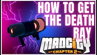 How to get the DEATH RAY in Mad City  Roblox [upl. by Acisset]