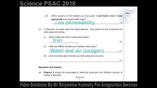 Question 4c PSAC 2018 [upl. by Norrab]