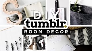 DIY Tumblr Room Decor Ideas for 2017 💡 ✂️ 🔨 Minimal amp Affordable [upl. by Naie49]