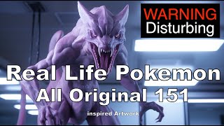 Real Life Pokemon  All 151 Original Pokemon reimagined in real life using AI [upl. by Javier]