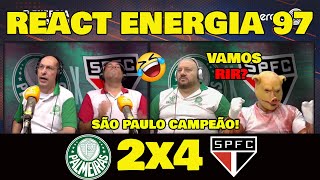 VAMOS RIR REAÇÕES ENERGIA 97  PALMEIRAS 2x4 SÃO PAULO quotPÊNALTISquot FINAL SUPER COPA DO REI [upl. by Moht]