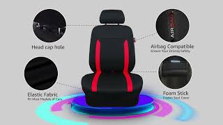 Upgrade Your Cars Style with the Sporty Carpass Car Seat Cover [upl. by Immat]