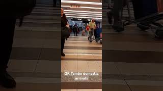 An arrival clip sent home while waiting for luggage at OR Tambo  Joburg [upl. by Beker558]