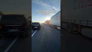 This ONLY happens on the GERMAN AUTOBAHN😳🙏🏻 accident autobahn traffic cars germany [upl. by Ahseyt986]