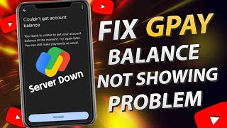 How To Fix Google Pay Couldnt Check Bank Balance Problem in Tamil [upl. by Atinar610]