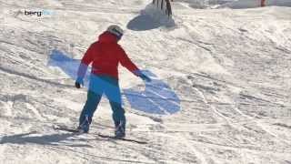 Snowboarden lernen  Driftschwung mit Gewichtsverlagerung [upl. by Herbie]