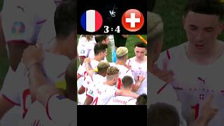 France vs Switzerland 45 Euro Final youtubeshorts football shorts footballshorts euro2024 [upl. by Randall]