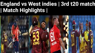 West indies vs England  3rd t20 match  England vs West indies Series [upl. by Ephrem886]