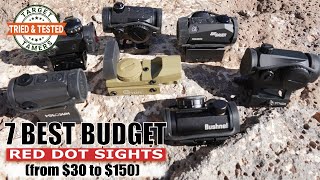 7 Best Budget Red Dot Sights Tested amp Compared Under 50 Under 100 amp Under 150 [upl. by Ainuj]