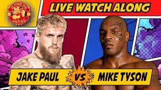 Jake Paul VS Mike Tyson LIVE Boxing WATCH ALONG [upl. by Innis]