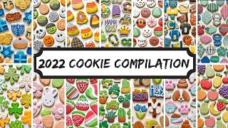 1 Hour Satisfying Cookie Decorating with Royal Icing Compilation  Every cookie I made in 2022 [upl. by Mcconnell998]