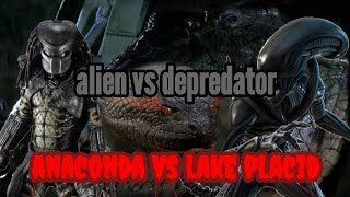 alien vs depredator vs anaconda vs lake placid AMV [upl. by Abramo687]