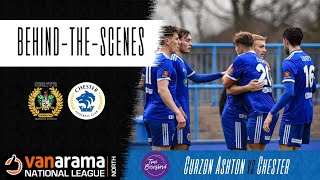 BehindtheScenes  Curzon Ashton vs Chester [upl. by Isiad]