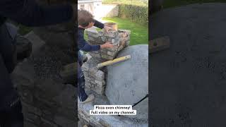 Pizza oven build pizza  diy [upl. by Genevra]