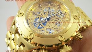 Invicta Subaqua 12909 18k Gold Plated Reserve Mens Watch [upl. by Nerej768]