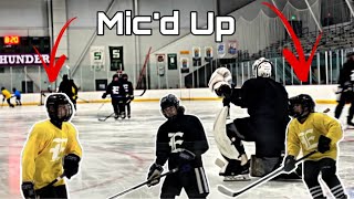 High School Hockey Practice Mic’d UpEvansville Thunder Varsity [upl. by Gianni813]