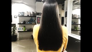 Keratin Treatment  Keratin hair treatment by Pure Brazilian  Cocoon Salon [upl. by Perle]