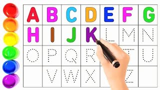 ABCD  A to Z Alphabet Learn to Count One Two Three 12345 123 Numbers 1 to 100 Counting Nursery [upl. by Coben]