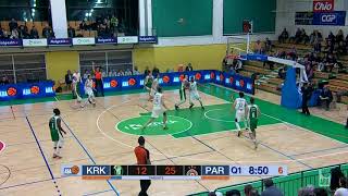 Pašalić scores from downtown Krka  Partizan NIS 2922020 [upl. by Dareg]