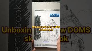 Unboxing new Doms sketch book [upl. by Nnaitsirhc352]